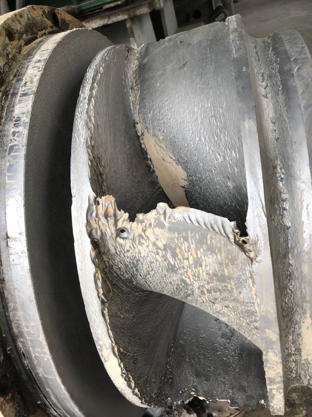 磨損的水泵葉輪 磨損的水泵葉輪