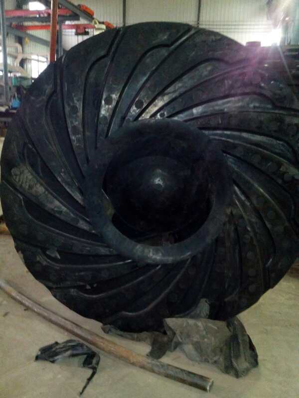 橡膠脫硫泵葉輪 橡膠脫硫泵葉輪